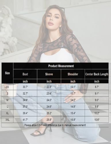 Lace Top Bolero Shrug Crop Top - image 7