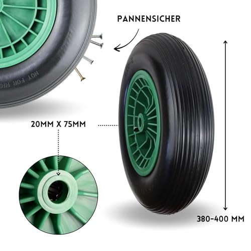 Vollgummireifen Mit Kunststoff-Felge Als Festplatte – Durchmesser 80-250 Mm (ZAB-S)