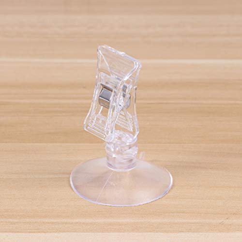 UKCOCO Suction Cups Clips- 3pcs Veggie Seaweed Aquarium Fish Tank Suction Holders Cup Clip Feed Holder Feeding Tool for Fish Tank Aquarium Accessories Tubing Clear Holders Clips Clamps - Image 3