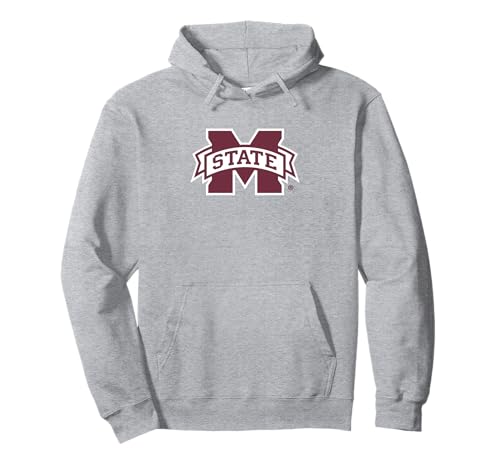 Mississippi State Bulldogs Icon Logo Officially Licensed Pullover Hoodie