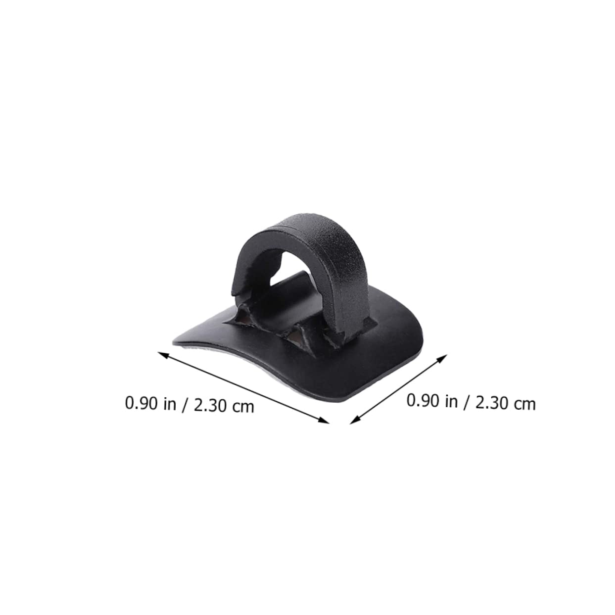 GANAZONO 4Pcs Brake Cable Clamps Black Bike Cable Base Guides for Secure Cable Management Durable and Easy to Install Self Adhesive Design Essential Accessory for Mountain Biking