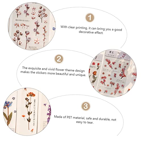 JEWEDECO 12 Folhas De Adesivos Faça Você Mesmo Bling Garrafa De Água Adesivos Claros Adesivos De Dec