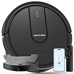 Bagotte Robot Vacuum and Mop Combo, Robotic Vacuum with 5000Pa, Schedule, 4 in 1 Robotic Vacuum Cleaner, Quiet Slim,Self-Charging,Wi-Fi/Voice/App,Perfect for Pet/Hard Floors,/Carpet