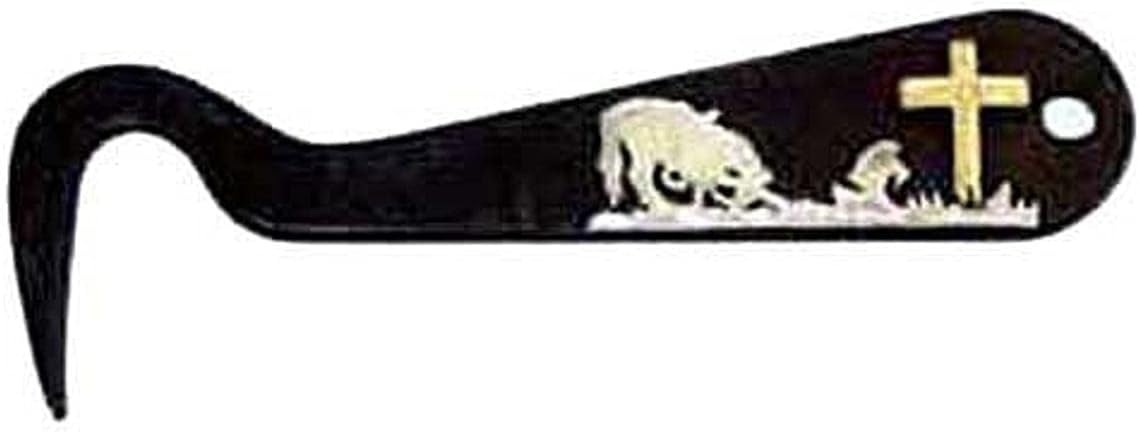 Intrepid International Silver Cowboy Overlay Hoof Pick