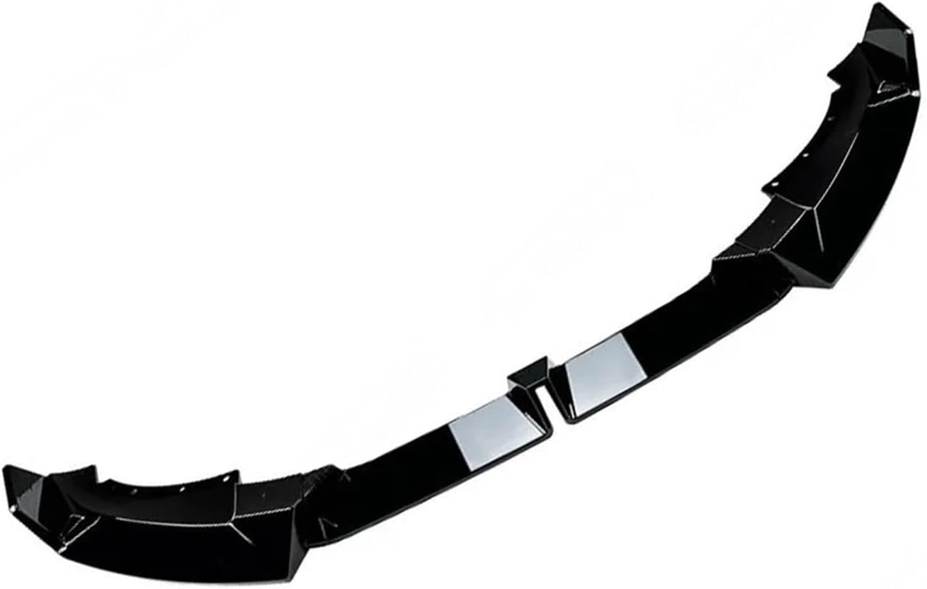 Front Bumper Lip Spoiler Splitter Diffuser Compatible with BMW X6 G06 MM-Sport XDrive40d 40i 30d M60i 2023-2025 LCI Bodykits Tuning ABS Black(Gloss Black)