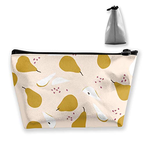 Preisvergleich Produktbild Kosmetiktasche Kosmetische Birne Frucht Lebensmittelform Tragbare Kosmetiktasche Mobile Trapez Aufbewahrungstasche Reisetaschen mit Reißverschluss