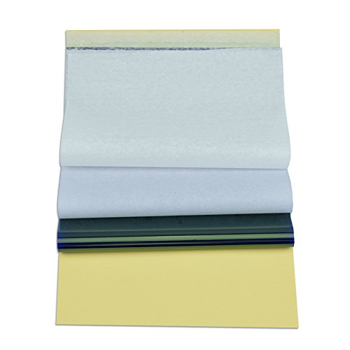 Tattoo Transfer Paper,New Star Tattoo Thermal Tattoo Stencil Paper 100 Count Sheet 4 Layers 8 1/2" x 11" A4 Size Transfer Paper for Tattoos - Thumbnail 5