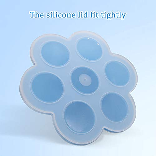Moldes para hielo y comida bebé de silicona Webake, 2 unidades miniatura 7