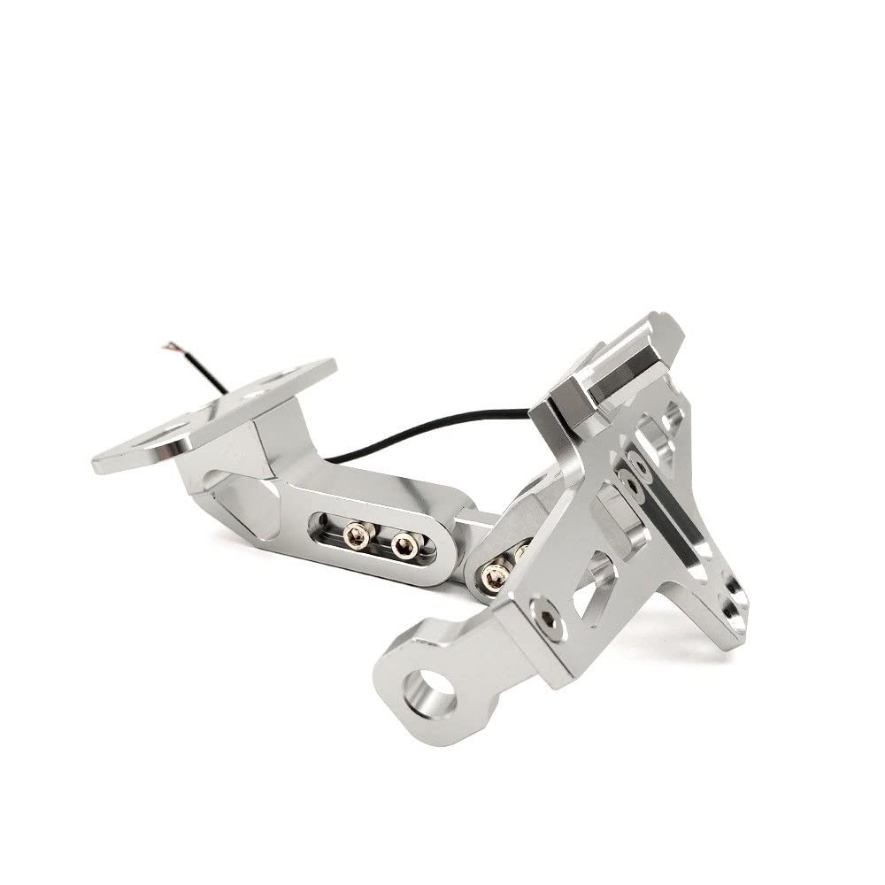 Supporto Targa Regolabile Per Yamaha T-Max 500 2001 | Portatarga In Alluminio Resistente E Antivibrazione