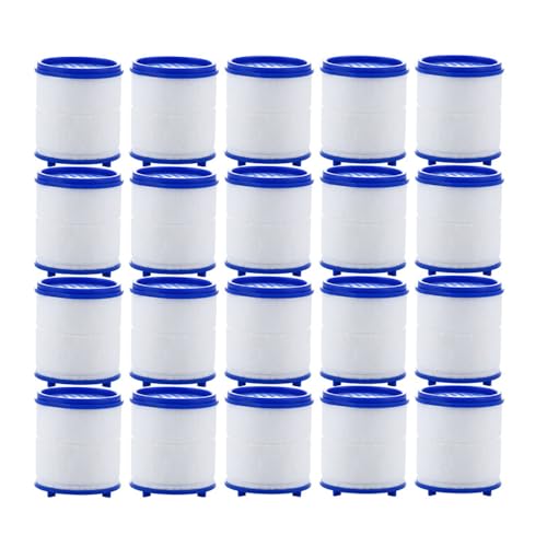 yufana 20 Stück Wasserhahnfilter, Wasserfilter Wasserhahn aus Baumwolle, Kalkfilter Wasserhahn, für Küchenarmaturen und Badezimmerduschen