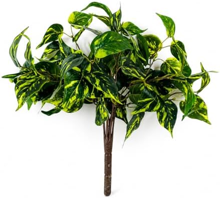 LCG Florals Faux Stems, Artificial Pothos Stem 16 Fake Pothos Pla...