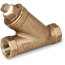 Midline Valve 322U422 Y-Strainer with Stainless Steel Mesh Screen, Pipeline Filter Valve 2 in. FIP, Cast Brass