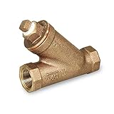Midline Valve 322U234 Y-Strainer with Stainless Steel Mesh Screen, Pipeline Filter Valve 1/2 in. FIP, Cast Brass