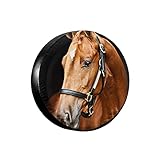 Material de las fundas de rueda de caballo: fibra de poliéster (poliéster).