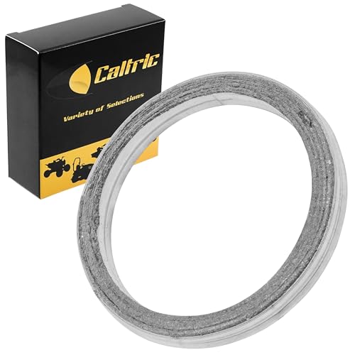Caltric Muffler Gasket Compatible with Suzuki Ls650 Ls650F Ls650P 1986-2014