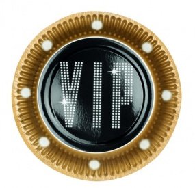 VIP Theme 23cm Paper Plate - Pack of 6