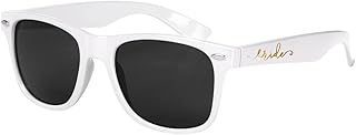 ModParty White Bride Sunglasses | Bachelorette Party Favors | Honeymoon Sunnies