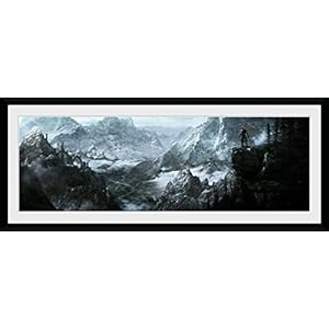 GB Eye “Skyrim Vista”, ingelijst, meerkleurig, 75 x 30 cm