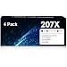 Produktbild 207X 207A Toner Set Kompatibel für HP 207X 207A Multipack für HP Color LaserJet Pro MFP M283fdw M255dw M282nw M283fdn M283 M282 M255 W2210X W2211X W2212X W2213X Mit Chip 4-Pack