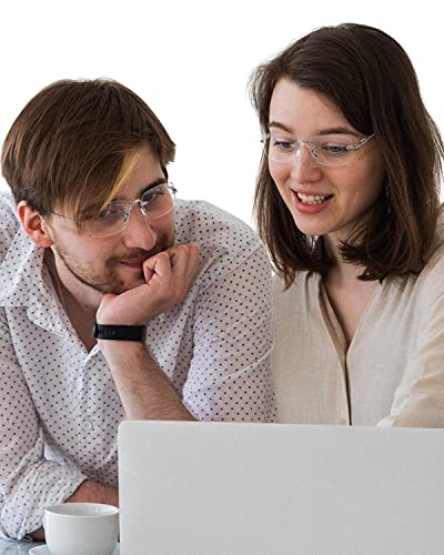 Teraise Frameless Metal Reading Glasses For Men/Women Blue Light Blocking -Rimless Fashion Comfortable Computer Eyeglasses #TOP5