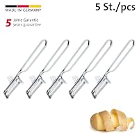 Westmark 5 Universal-Sparschäler/Pendelschäler mit geschärftem Ausstecher, Edelstahlklinge, Famos, Metall/Verchromt, 106122E3 – Ansicht 2