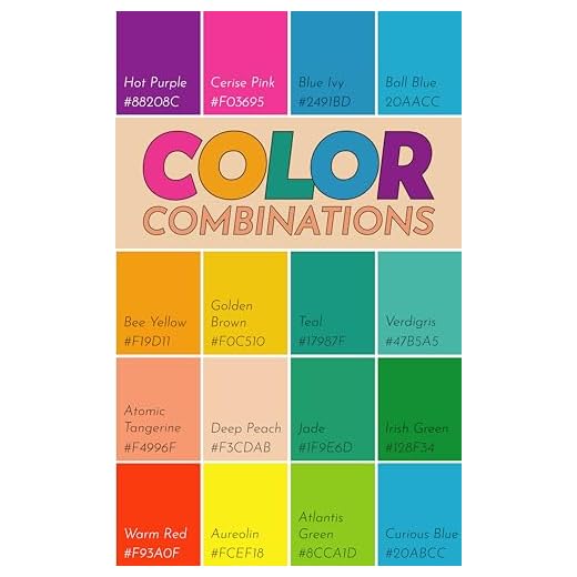 Color Combinations Book: 220 Color Palettes, Inspiration for Graphic Designers, Illustrators and Artists, 895 Color Combinations.