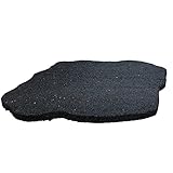 Flexon Rubber Slate Decorative Lawn and Garden Stepping Stones - Set of 3