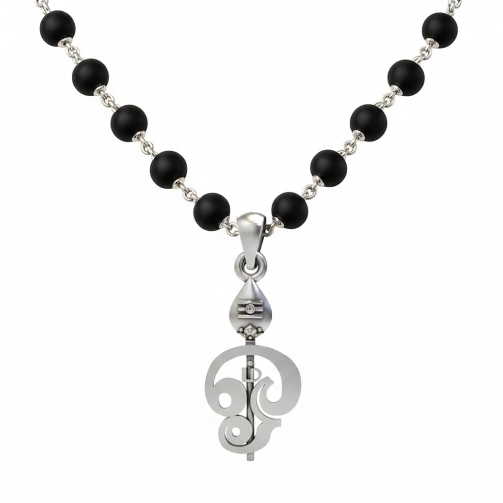 Certified Karungali Malai with Divine Lord Murugan Vel Pendant - Certified Ebony Beads Mala With Goverment Lab Test Certification - Authentic Black Ebony Wood 54 Beads German Silver Cap Mala For Meditaon & Spiritual Growth-image-21