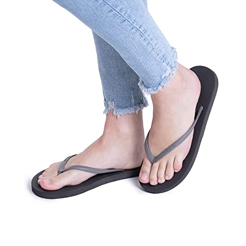 Image of Feelgoodz Women's Slimz Core Natural Rubber Flip Flops