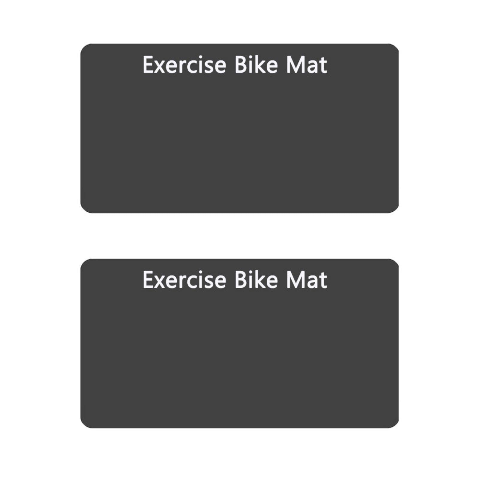 2 Pieces Exercise Bike Mat Non-Slip Fitness Bike Mat Noise Reduction for Workout Area | Exercise Mats | Fitness Equipment & Gear | Fitness Running & Yoga-image-45
