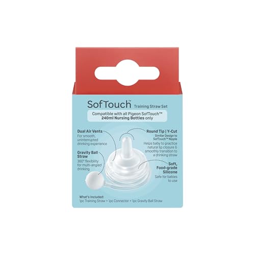 Pigeon Softouch Training Straw Nipple Set - Image 4
