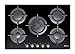 Produktbild Candy CVG75SWGNX Einbauherd für Gasherd, Schwarz, 5 Brenner, 745 x 510 x 45 mm, Schwarz