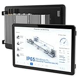 NORQIN 27-Zoll Eingebauter Industrie Panel PC, All-in-One Fanless Touchscreen Computer, IP65 Kapazitiv Monitor,1920×1080 FHD,Windows 11 Pro,für Kioske,Fabriken,Automatisierung(I5 12th Gen,16G+1T)
