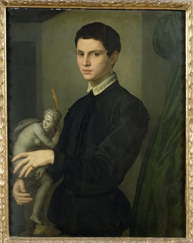 Tableaux sur toile Agnolo Bronzino portrait sculpteur décoration murale