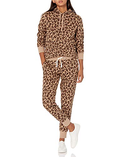 Amazon Essentials Women's French Terry Fleece Pullover Hoodie (Available In Plus Size), Leopard, Small #TOP3