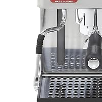 Lelit Anita Kaffeemaschine - Mit multidirektionalem Milchaufschäumer und Mahlwerk - 2,7 Liter - Silber – Ansicht 5