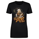 500 LEVEL Peyton Stearns that Dog in Her Shirt for Women (Black, Medium)