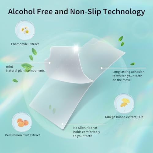 Image of Teeth Whitening Strips Kit Enamel-Safe Effectively 14 White Strips & 1 Pen | Fast-Acting Tooth Whitening In 30 Minutes, Non-Slip Dry & Ultra-Thin, Remove Coffee Stains, 7 Treatments Brighter 4+ Shades