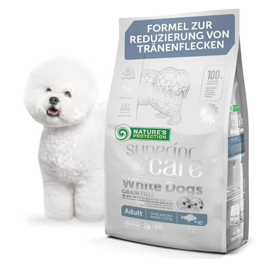 Hypoallergenes Hundefutter für weiße Hunde