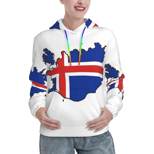 Sweat Islande à capuche pour femme idéal pour les balades d'automne