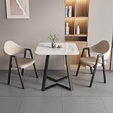 Design d'angle rond : cette table de salle à manger dispose de coins arrondis magnifiquement polis, assurant une expérience de repas sûre pour votre famille. En éliminant les bords tranchants, il améliore la sécurité tout en conservant un look élégant. Parfaite pour les réunions de famille, cette table invite au confort et à la facilité pendant les repas, vous permettant de profiter de chaque moment sans vous soucier de chocs accidentels ou de blessures.