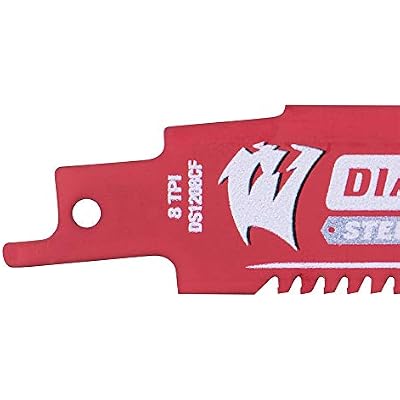 Diablo Steel Demon Carbide Teeth Reciprocating Saw Blade for Thick Metal - 12 Length, 8 TPI, 3-Pack - DS1208CF3