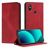 Compatibilità: Questa custodia portafoglio in pelle muti-funzionale compatibile con Xiaomi mi 6X / Mi A2.