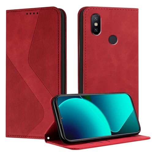 Compatibilità: Questa custodia portafoglio in pelle muti-funzionale compatibile con Xiaomi mi 6X / Mi A2.