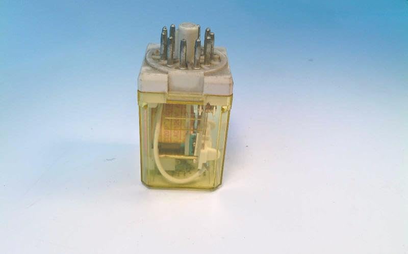 IDEC RR3PA-ULCAC120V 11 PIN Terminal, 120 VAC Coil, 3 Poles 3PDT, 50/60 HZ, Check Button W LED Indicator, Power Relay, RR Series, Rugged Industrial 10 AMP