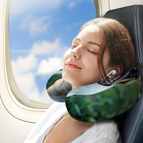 Almohada viscoelástica en forma de U tamaño único miniatura 3