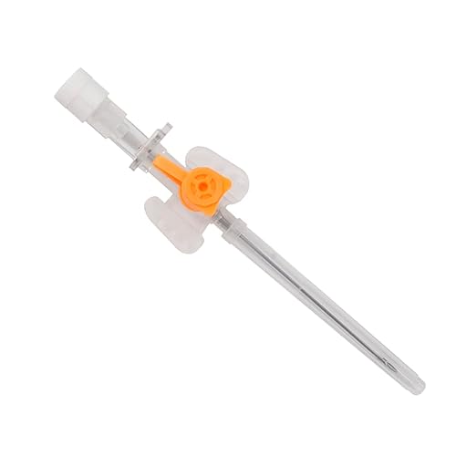 Miniatura 15 de Animales de Mascotas Catéter IV con Alas y Puerto de Inyección Cánula IV Veterinaria Cánula Veterinaria con Alas Pequeñas (20G, 10 pcs)
