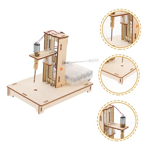 Mini perceuse de bureau kit miniature éducatif et kit de perçage manuel portable DIY - 2