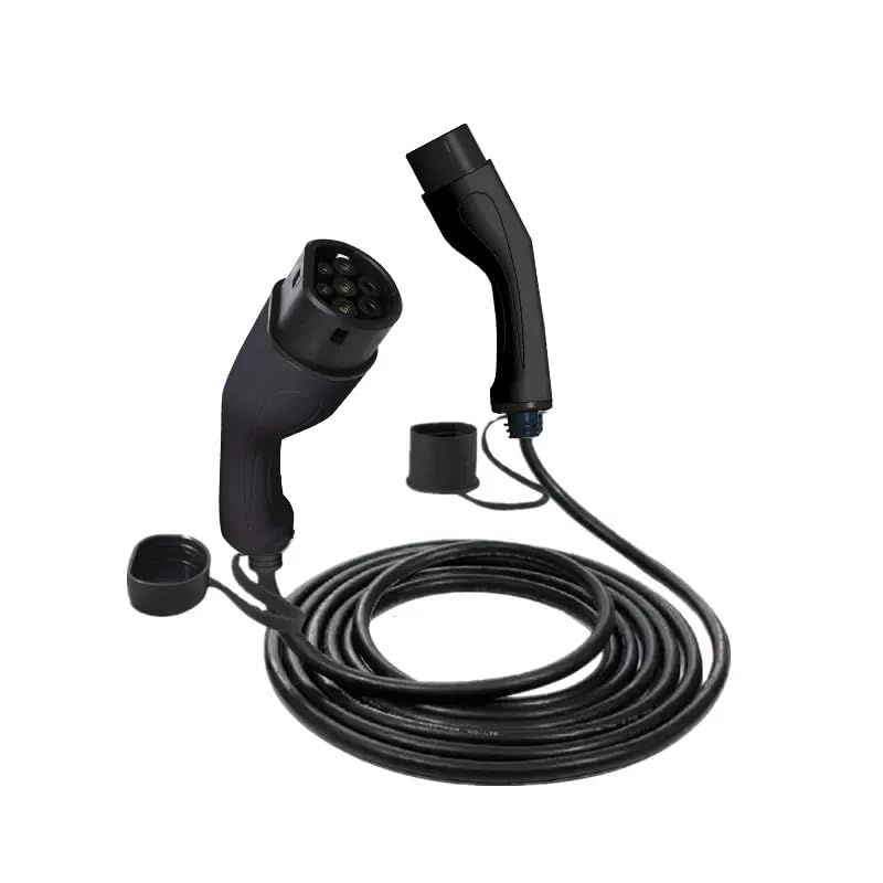 Type 2 to Type 2 cable, 32 Amps, Three-Phase, 5 Meters, with Carrying Bag