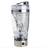 Automatic Protein Shake Drink Mixer and Blender, 16oz Water Bottle. Eco-Friendly, Tornado, Vortex Movement with Detachable Mixer and Sports Cup